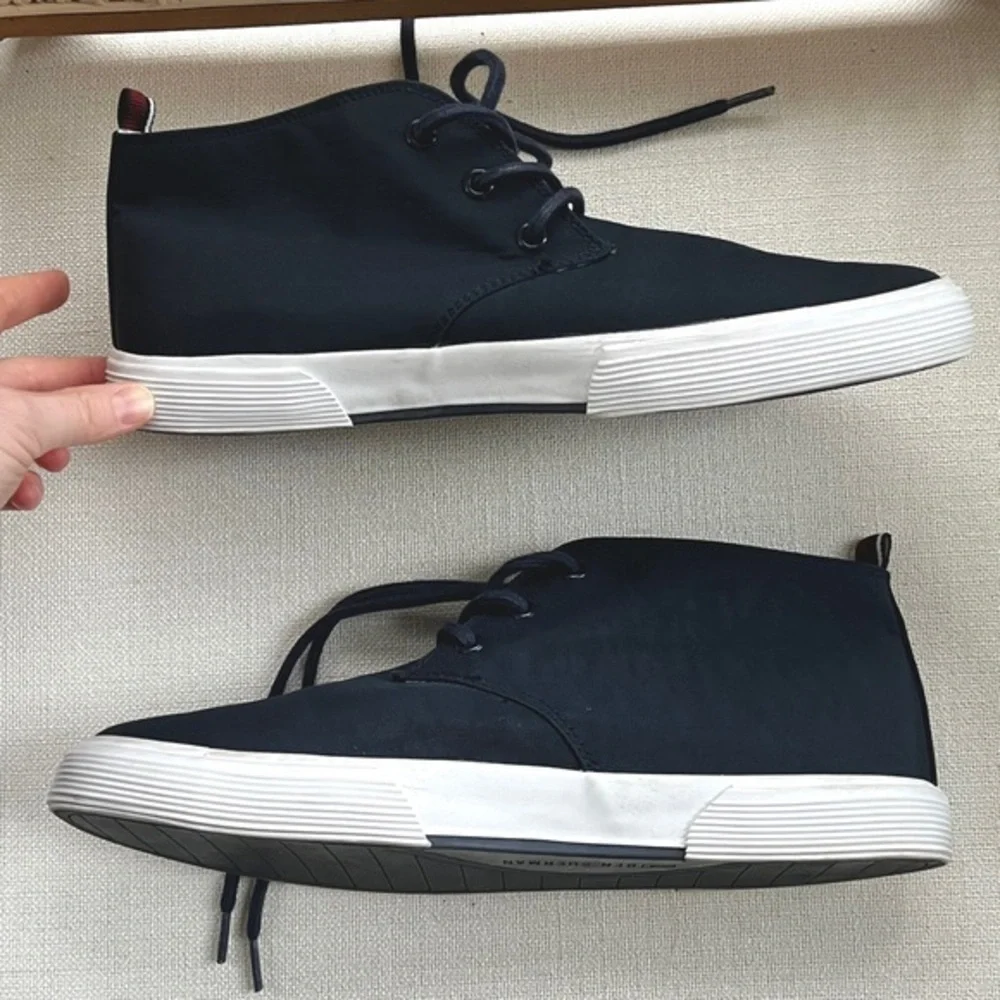 Ben Sherman Men's Navy Blue Bristol Chukka Mid-Top Shoe Sneaker Sz 9